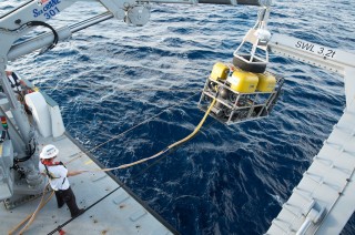 ROV Global Explorer MK3 completes dive one for researchers studying the impacts of oil on ecosystems in the Gulf.
