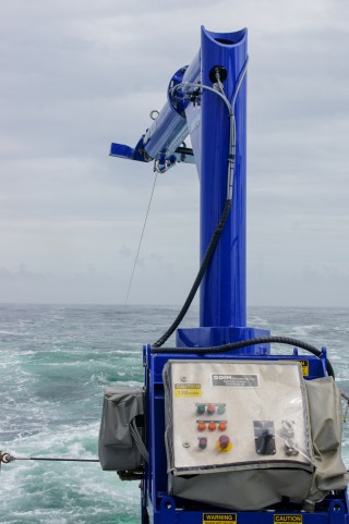 The Moving Vessel Profiler's computerized winch system