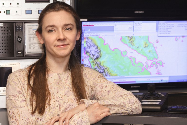 Doctor Hélène Carton will work on the processing and interpretation of seismic reflection data, and integration with results from earlier surveys. 