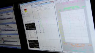 CTD casts shows sudden changes in salinity and temperature