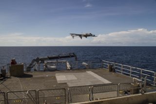 Unmanned Aerial Vehicles carrying scientific instruments took off from a ship for the first time, without the help of any catapult or launching system. It was also the first time the HQ-60B model completed a science mission. The aircrafts completed 15 flights amounting to more than 27 hours of flight.