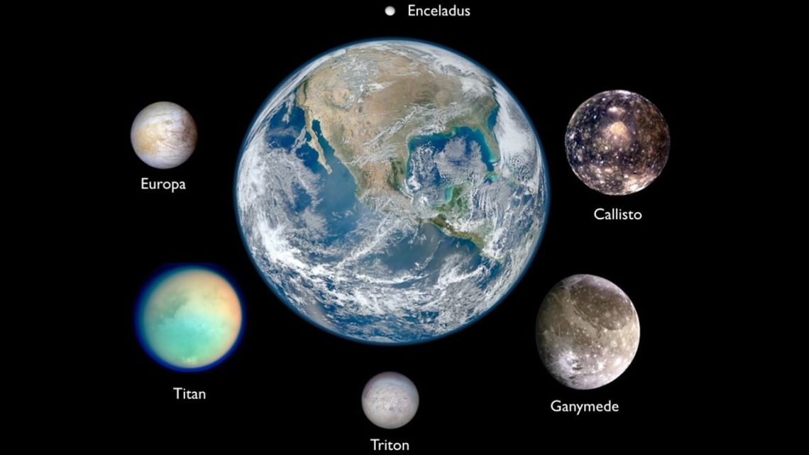 Earth and other oceans in our solar system