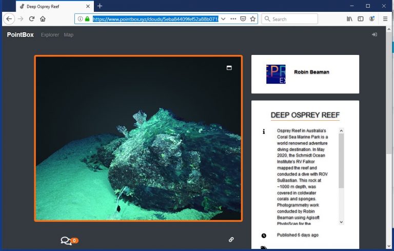 From Underwater Video to 3D Modelling - Schmidt Ocean Institute