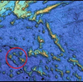 Through the available low resolution satellite imagery and correlating it to Falkor's proposed track towards Hawaii, the experts selected the most promising areas in the Johnston Atoll Unit to map.