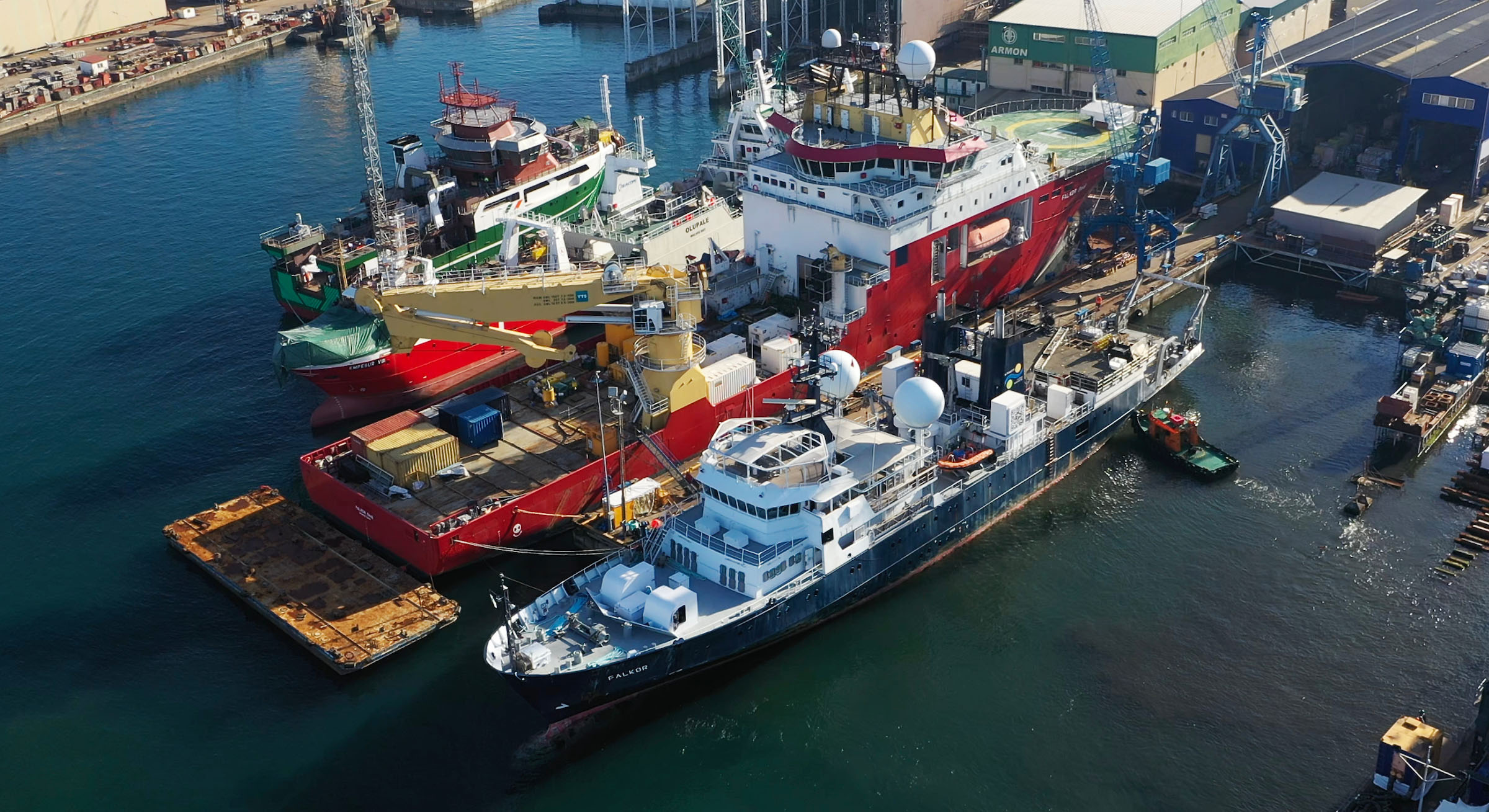 Falkor (too) Refit Schmidt Ocean Institute