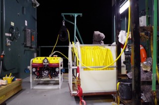 ROV SAAB Sea Eye ready to deploy. 