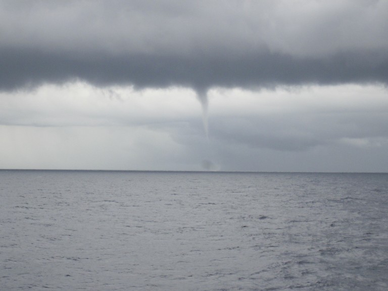 This is not a shoal, it’s a water spout. 