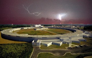 Argonne National Lab at the Department of Energy facililty outside of Chicago, IL.This is where the syncrotron is located. 