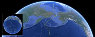 While the date line generally runs north to south from pole to pole, it zigzags around political borders such as eastern Russia and Alaska’s Aleutian Islands. 