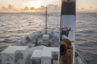 A selfie on R/V Falkor - students, picture yourself here. 