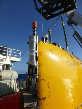 MAPR instrument mounted on the Sentry AUV. 