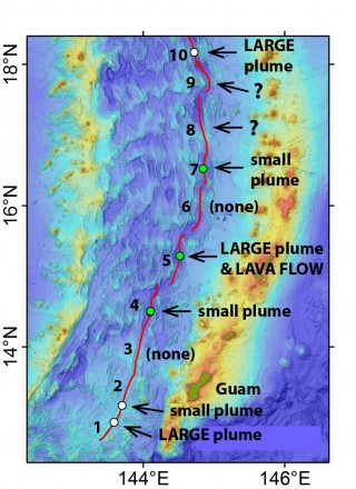 Map showing the final results of our Hydrothermal Hunt. 