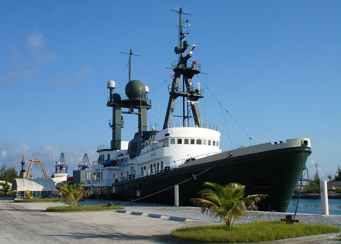 Lone Ranger at the dock in Freeport, Bahamas on July 20, 2011.