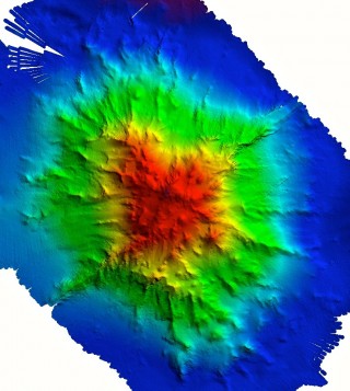 A closer view of the new Wentworth Seamount map