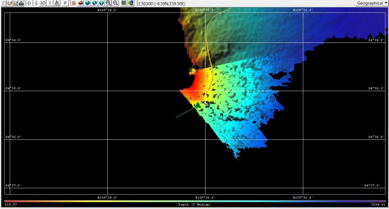 Mapping in the early hours of the day. 