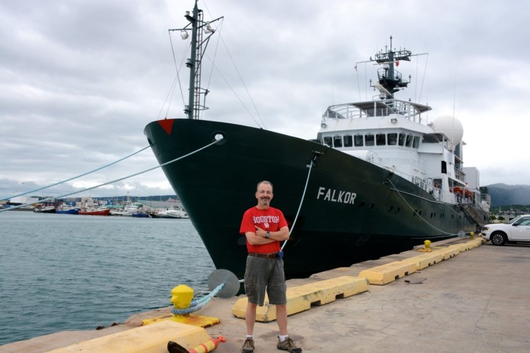 Dr. William Sager, leading expert on Tamu Masiff and Chief Scientist on the R/V Falkor for this expedition. 